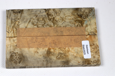 Knife Scales Maple Burl stabilized - Stabi3525