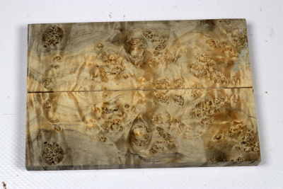Knife Scales Maple Burl stabilized - Stabi3525