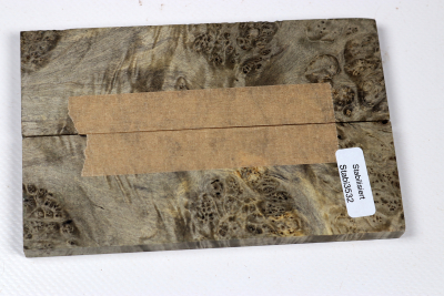 Knife Scales Maple Burl stabilized - Stabi3532