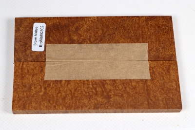 Messergriffschalen Brown Mallee Maser - BroMaM0302