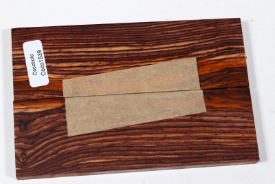 Messergriffschalen Cocobolo  - Coco1539 Messergriffschalen Cocobolo  - Coco1539