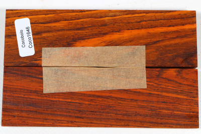 Messergriffschalen Cocobolo  - Coco1646