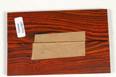 Messergriffschalen Cocobolo  - Coco1657