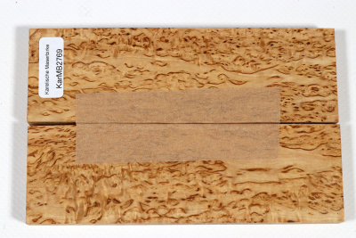 Messergriffschalen Karelische Maserbirke  - KarMB2769