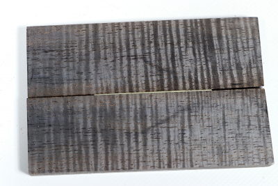 Knife Scales Koa curly black stabilized - Stabi2573 Knife Scales Koa curly black stabilized - Stabi2573