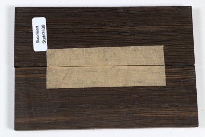 Messergriffschalen Mooreiche stabilisiert - Stabi3639