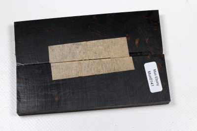 Knife Scales Mun Ebony A XCut - Mun0141