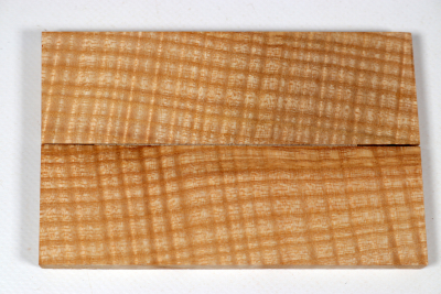 Knife Scales Ash curly - Esch0385