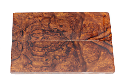 Messergriffschalen Wüsteneisenholz Maser - WueM1916 Messergriffschalen Wüsteneisenholz Maser - WueM1916