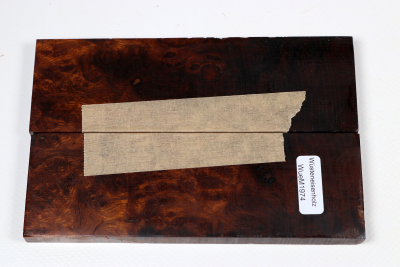 Messergriffschalen Wüsteneisenholz Maser - WueM1974