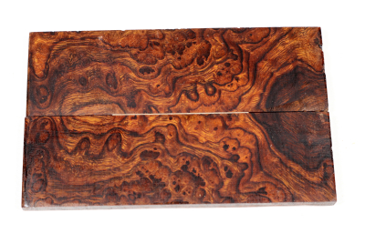 Messergriffschalen Wüsteneisenholz Maser - WueM1980 Messergriffschalen Wüsteneisenholz Maser - WueM1980