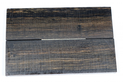 Messergriffschalen schwarz-weiß Ebenholz - Sweben0643