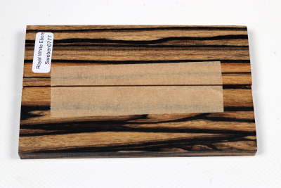 Messergriffschalen schwarz-weiß Ebenholz - Sweben0777