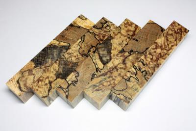 Pen Blank Beech spalted X-cut stabilized small