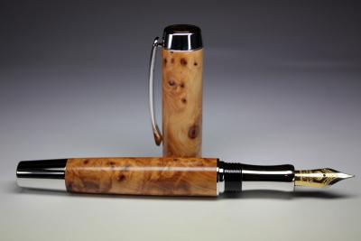 Pen Blank Yew Burl A++ large