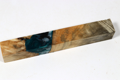 Pen Blank Hybridwood Ahorn Maser stabilisiert - HybrWo4074