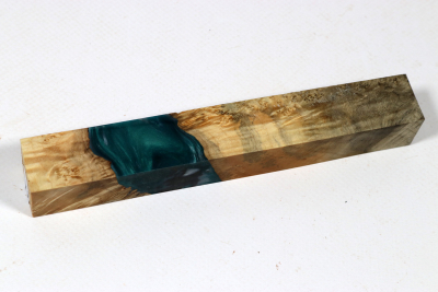 Pen Blank Hybridwood Ahorn Maser stabilisiert - HybrWo4081