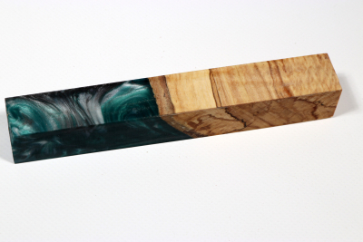 Pen Blank Hybridwood Ahorn gestockt stabilisiert - HybrWo3936