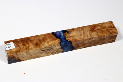 Pen Blank Hybridwood Amboyna Burl stabilized - HybrWo3999