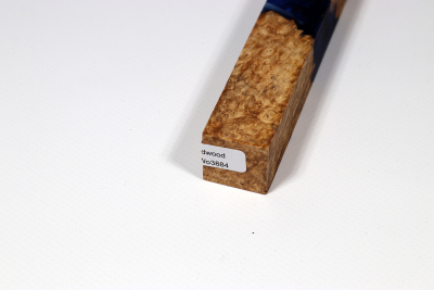 Pen Blank Hybridwood Amboyna Burl stabilized - HybrWo3884