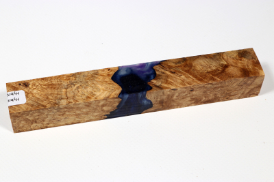 Pen Blank Hybridwood Amboyna Burl stabilized - HybrWo3884