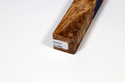 Pen Blank Hybridwood Amboyna Burl stabilized - HybrWo3886
