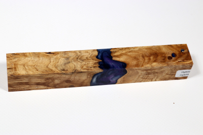 Pen Blank Hybridwood Amboyna Burl stabilized - HybrWo3961