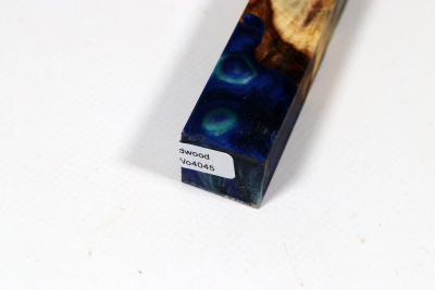 Pen Blank Hybridwood Buckeye Burl stabilisiert - HybrWo4045