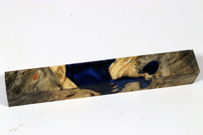 Pen Blank Hybridwood Buckeye Burl stabilized - HybrWo4068