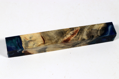 Pen Blank Hybridwood Buckeye Burl stabilisiert - HybrWo4086