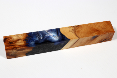 Pen Blank Hybridwood Yew Burl stabilized - HybrWo3888