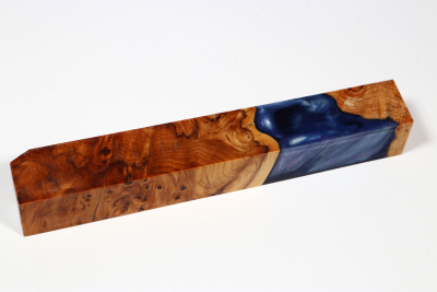 Pen Blank Hybridwood Yew Burl stabilized - HybrWo3913