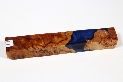 Pen Blank Hybridwood Yew Burl stabilized - HybrWo3913