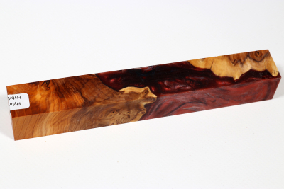 Pen Blank Hybridwood Yew Burl stabilized - HybrWo3935
