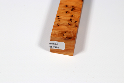 Pen Blank Hybridwood Yew Burl stabilized - HybrWo3986