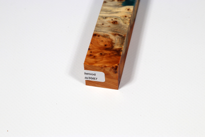 Pen Blank Hybridwood Yew Burl stabilized - HybrWo3987