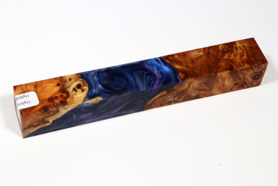 Pen Blank Hybridwood Yew Burl stabilized - HybrWo4001