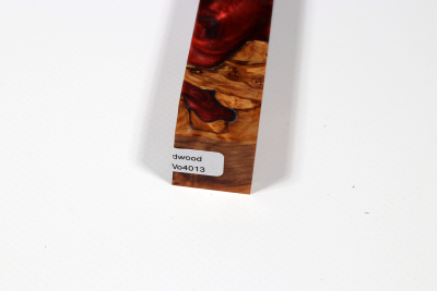Pen Blank Hybridwood Yew Burl stabilized - HybrWo4013