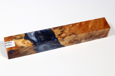 Pen Blank Hybridwood Yew Burl stabilized - HybrWo4020