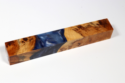 Pen Blank Hybridwood Yew Burl stabilized - HybrWo4020