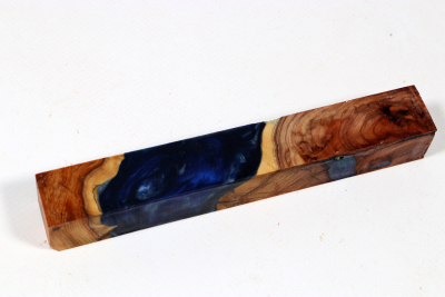 Pen Blank Hybridwood Yew Burl stabilized - HybrWo4058