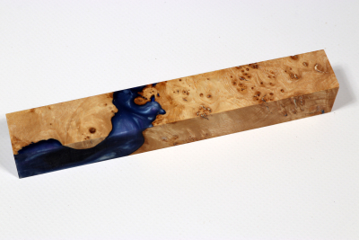Pen Blank Hybridwood Ash Burl stabilized - HybrWo3924