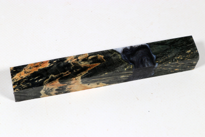 Pen Blank Hybridwood Eschenahorn Maser schwarz stabilisiert - HybrWo4077 Pen Blank Hybridwood Eschenahorn Maser schwarz stabilisiert - HybrWo4077