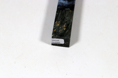 Pen Blank Hybridwood Box Elder Maple Burl black stabilized - HybrWo4083