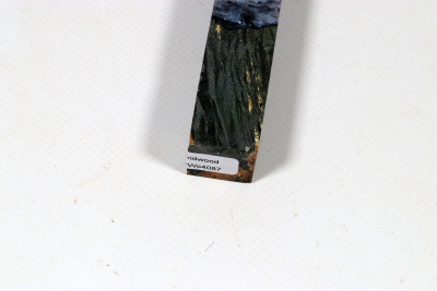 Pen Blank Hybridwood Eschenahorn Maser schwarz stabilisiert - HybrWo4087