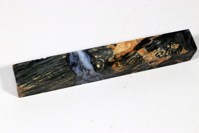 Pen Blank Hybridwood Eschenahorn Maser schwarz stabilisiert - HybrWo4087 Pen Blank Hybridwood Eschenahorn Maser schwarz stabilisiert - HybrWo4087