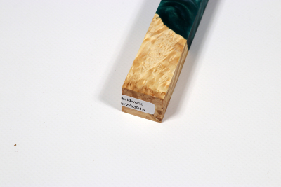 Pen Blank Hybridwood Box Elder Maple Burl stabilized - HybrWo3915