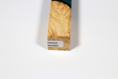 Pen Blank Hybridwood Box Elder Maple Burl stabilized - HybrWo3925