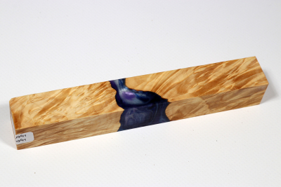 Pen Blank Hybridwood Eschenahorn Maser stabilisiert - HybrWo3948