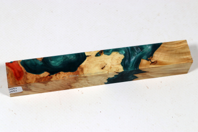 Pen Blank Hybridwood Eschenahorn Maser stabilisiert - HybrWo4040